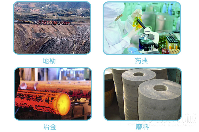 適用行業(yè):地堪，冶金，藥典,磨料