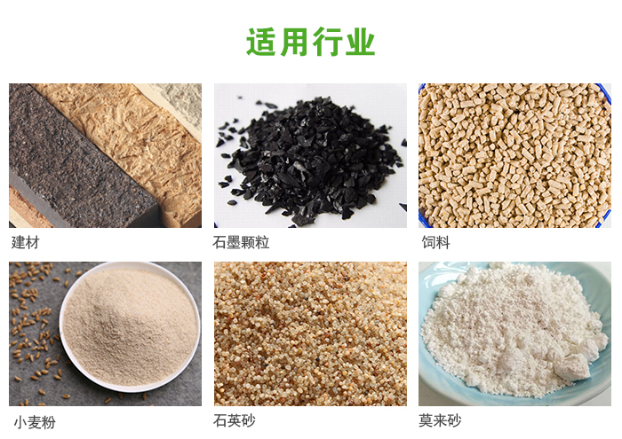 高頻振動篩主要用于化工，建材，石墨顆粒，飼料，小麥粉，石英砂，豆?jié){，果汁等各種物料的干法、濕法篩分、分級、脫水，過濾。